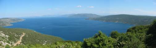 Panorama Valunského zálivu